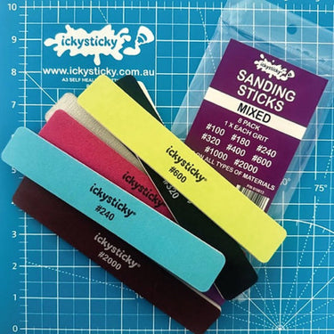 Icky Sticky 610613 Sanding Sticks Mixed 8pk